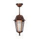 GloboStar® VITRO 203-0194 Vintage Κρεμαστό Φωτιστικό Φαναράκι Μονόφωτο 1 x E27 IP44 Χάλκινο Πλαστικό Σώμα - Μ16 x Π16 x Υ48cm GloboStar® VITRO 203-0194 Vintage Κρεμαστό Φωτιστικό Φαναράκι Μονόφωτο 1 x E27 IP44 Χάλκινο Πλαστικό Σώμα - Μ16 x Π16 x Υ48cm