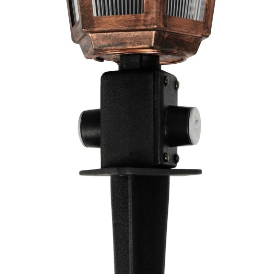 GloboStar® VITRO 203-0198 Vintage Καρφωτό Φωτιστικό Φαναράκι Μονόφωτο 1 x E27 IP44 Χάλκινο Πλαστικό Σώμα - Μ16 x Π16 x Υ51cm GloboStar® VITRO 203-0198 Vintage Καρφωτό Φωτιστικό Φαναράκι Μονόφωτο 1 x E27 IP44 Χάλκινο Πλαστικό Σώμα - Μ16 x Π16 x Υ51cm