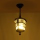 GloboStar® ZARDIN 203-0204 Vintage Κρεμαστό Φωτιστικό Φαναράκι Μονόφωτο 1 x E27 IP44 Μαύρο Πλαστικό Σώμα - Μ17 x Π17 x Υ42cm