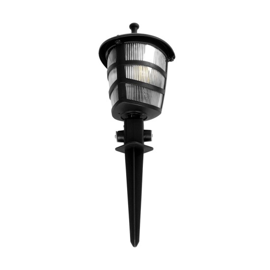 GloboStar® ZARDIN 203-0208 Vintage Καρφωτό Φωτιστικό Φαναράκι Μονόφωτο 1 x E27 IP44 Μαύρο Πλαστικό Σώμα - Μ17 x Π17 x Υ45cm GloboStar® ZARDIN 203-0208 Vintage Καρφωτό Φωτιστικό Φαναράκι Μονόφωτο 1 x E27 IP44 Μαύρο Πλαστικό Σώμα - Μ17 x Π17 x Υ45cm