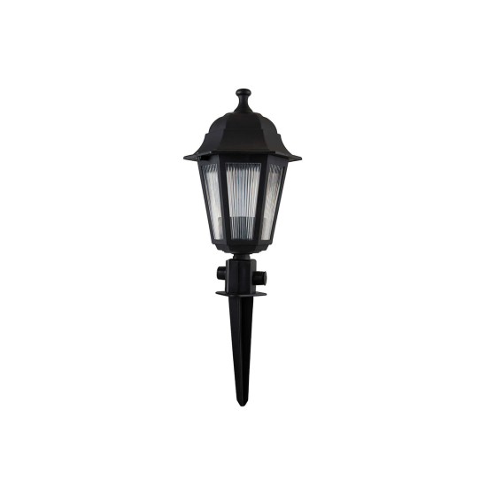 GloboStar® SOLME 203-0213 Vintage Καρφωτό Φωτιστικό Φαναράκι Μονόφωτο 1 x E27 IP44 Μαύρο Πλαστικό Σώμα - Μ15 x Π15 x Υ50cm GloboStar® SOLME 203-0213 Vintage Καρφωτό Φωτιστικό Φαναράκι Μονόφωτο 1 x E27 IP44 Μαύρο Πλαστικό Σώμα - Μ15 x Π15 x Υ50cm
