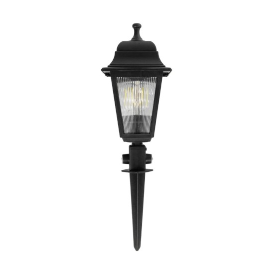 GloboStar® SOLME 203-0213 Vintage Καρφωτό Φωτιστικό Φαναράκι Μονόφωτο 1 x E27 IP44 Μαύρο Πλαστικό Σώμα - Μ15 x Π15 x Υ50cm GloboStar® SOLME 203-0213 Vintage Καρφωτό Φωτιστικό Φαναράκι Μονόφωτο 1 x E27 IP44 Μαύρο Πλαστικό Σώμα - Μ15 x Π15 x Υ50cm