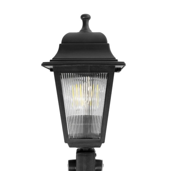 GloboStar® SOLME 203-0213 Vintage Καρφωτό Φωτιστικό Φαναράκι Μονόφωτο 1 x E27 IP44 Μαύρο Πλαστικό Σώμα - Μ15 x Π15 x Υ50cm GloboStar® SOLME 203-0213 Vintage Καρφωτό Φωτιστικό Φαναράκι Μονόφωτο 1 x E27 IP44 Μαύρο Πλαστικό Σώμα - Μ15 x Π15 x Υ50cm