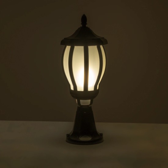 GloboStar® VERDI 203-0231 Vintage Επιδαπέδιο Φωτιστικό Φαναράκι Μονόφωτο 1 x E27 IP44 Μαύρο Πλαστικό Σώμα - Μ17 x Π17 x Υ47cm GloboStar® VERDI 203-0231 Vintage Επιδαπέδιο Φωτιστικό Φαναράκι Μονόφωτο 1 x E27 IP44 Μαύρο Πλαστικό Σώμα - Μ17 x Π17 x Υ47cm