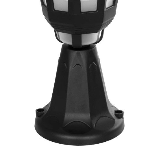 GloboStar® VERDI 203-0231 Vintage Επιδαπέδιο Φωτιστικό Φαναράκι Μονόφωτο 1 x E27 IP44 Μαύρο Πλαστικό Σώμα - Μ17 x Π17 x Υ47cm GloboStar® VERDI 203-0231 Vintage Επιδαπέδιο Φωτιστικό Φαναράκι Μονόφωτο 1 x E27 IP44 Μαύρο Πλαστικό Σώμα - Μ17 x Π17 x Υ47cm