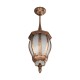 GloboStar® VERDI 203-0234 Vintage Κρεμαστό Φωτιστικό Φαναράκι Μονόφωτο 1 x E27 IP44 Χάλκινο Πλαστικό Σώμα - Μ17 x Π17 x Υ47cm GloboStar® VERDI 203-0234 Vintage Κρεμαστό Φωτιστικό Φαναράκι Μονόφωτο 1 x E27 IP44 Χάλκινο Πλαστικό Σώμα - Μ17 x Π17 x Υ47cm