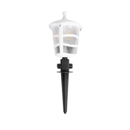 GloboStar® ZARDIN 203-0241 Vintage Καρφωτό Φωτιστικό Φαναράκι Μονόφωτο 1 x E27 IP44 Λευκό Πλαστικό Σώμα - Μ16 x Π16 x Υ51cm GloboStar® ZARDIN 203-0241 Vintage Καρφωτό Φωτιστικό Φαναράκι Μονόφωτο 1 x E27 IP44 Λευκό Πλαστικό Σώμα - Μ16 x Π16 x Υ51cm