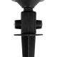GloboStar® LANTERNA 203-0242 Μοντέρνο Καρφωτό Φωτιστικό Φαναράκι Μονόφωτο 1 x E27 IP44 Μαύρο Πλαστικό Σώμα - Μ17 x Π17 x Υ80cm