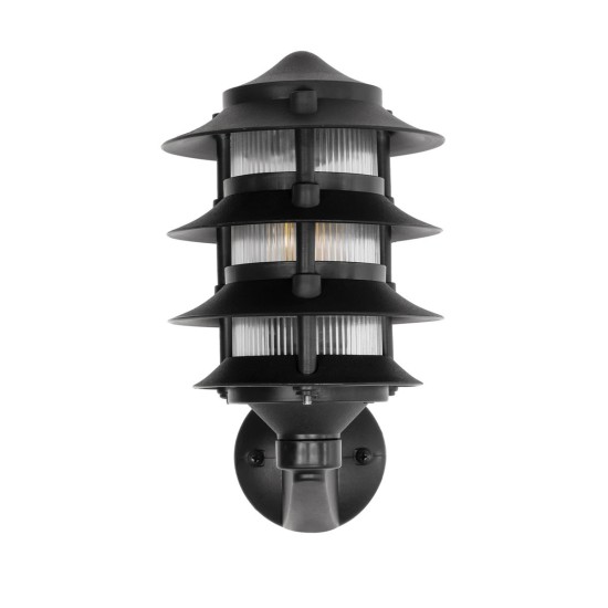 GloboStar® LANTERNA 203-0244 Μοντέρνο Επιτοίχιο Φωτιστικό Φαναράκι Μονόφωτο 1 x E27 IP44 Μαύρο Πλαστικό Σώμα - Μ24 x Π16 x Υ27.5cm GloboStar® LANTERNA 203-0244 Μοντέρνο Επιτοίχιο Φωτιστικό Φαναράκι Μονόφωτο 1 x E27 IP44 Μαύρο Πλαστικό Σώμα - Μ24 x Π16 x Υ27.5cm