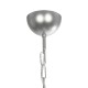 GLOBOSTAR® TRITON 203-0255 Vintage Κρεμαστό Φωτιστικό Οροφής με Ντουί 5 x E27 AC 220-240V IP20 - Ασημί & Γκρι - Μ50 x Π50 x Υ48cm GloboStar® TRITON 203-0255 Vintage Κρεμαστό Φωτιστικό Καπέλο Πολύφωτο 5 x E27 IP20 Ασημί Μέταλλο με Γκρι Ύφασμα - Μ50 x Π50 x Υ48cm