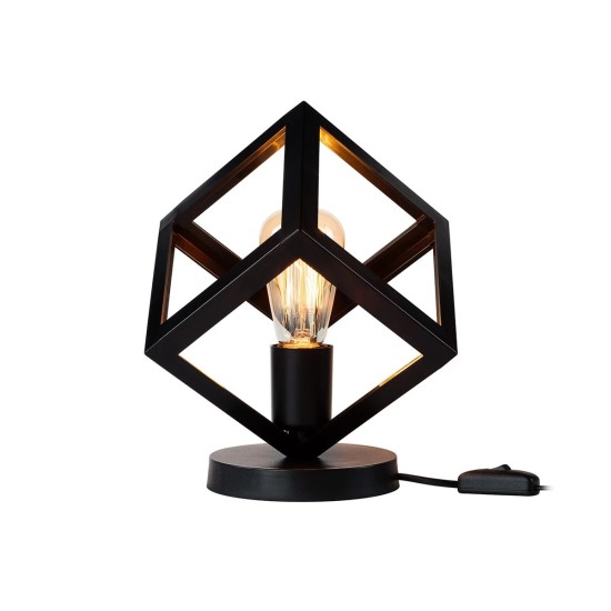 GloboStar® DISE 203-0272 Μοντέρνο Eπιτραπέζιο Φωτιστικό Μονόφωτο 1 x E27 IP20 Μαύρο Πλαστικό - Μ28 x Π28 x Υ29cm GloboStar® DISE 203-0272 Μοντέρνο Eπιτραπέζιο Φωτιστικό Μονόφωτο 1 x E27 IP20 Μαύρο Πλαστικό - Μ28 x Π28 x Υ29cm