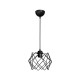 GLOBOSTAR® VORTEX 203-0277 Μοντέρνο Κρεμαστό Φωτιστικό Οροφής με Ντουί 1 x E27 AC 220-240V IP20 - Μαύρο - Μ23.5 x Π23.5 x Υ20cm GLOBOSTAR® VORTEX 203-0277 Μοντέρνο Κρεμαστό Φωτιστικό Οροφής με Ντουί 1 x E27 AC 220-240V IP20 - Μαύρο - Μ23.5 x Π23.5 x Υ20cm