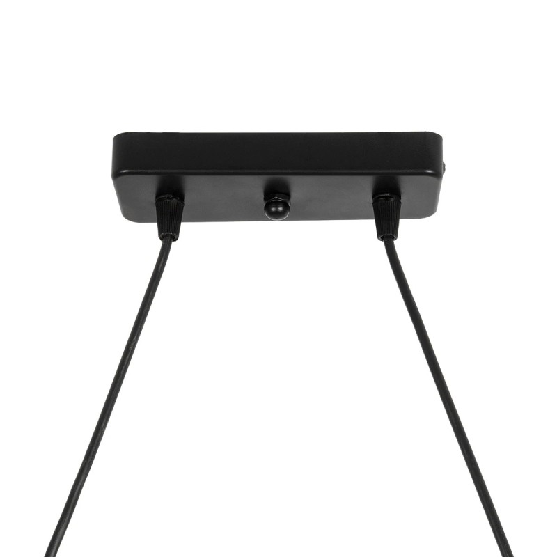 GLOBOSTAR® LOAN 203-0288 Μοντέρνο Κρεμαστό Φωτιστικό Οροφής με Ντουί 2 x E27 AC 220-240V IP20 - Καφέ & Μπρονζέ - Μ70 x Π25.5 x Υ19cm