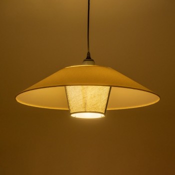 GLOBOSTAR® STORM 203-0293 Μοντέρνο Κρεμαστό Φωτιστικό Οροφής με Ντουί 1 x E27 AC 220-240V IP20 - Μαύρο &  Λευκό - Μ50 x Π50 x Υ24cm