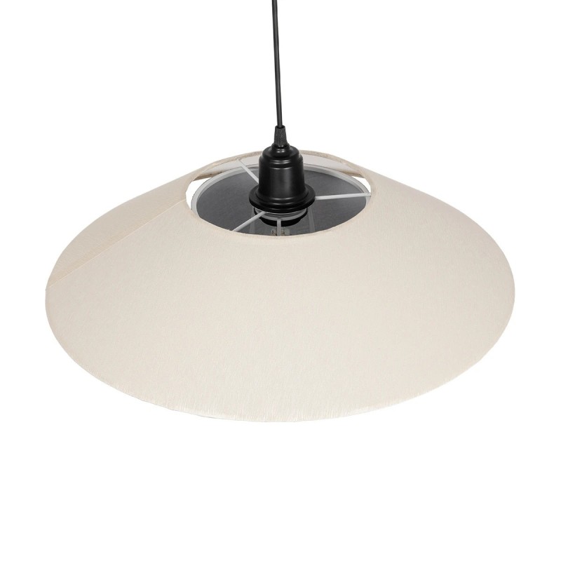 GLOBOSTAR® STORM 203-0293 Μοντέρνο Κρεμαστό Φωτιστικό Οροφής με Ντουί 1 x E27 AC 220-240V IP20 - Μαύρο &  Λευκό - Μ50 x Π50 x Υ24cm