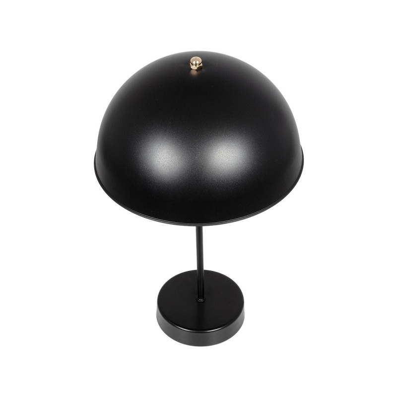 GLOBOSTAR® GAZETA 203-0299 Μοντέρνο Επιτραπέζιο Φωτιστικό Πορτατίφ με Ντουί 1 x E27 AC 220-240V IP20 - Μαύρο & Μπρονζέ - Μ25 x Π25 x Υ39cm