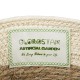 GloboStar® Artificial Garden KALYMNOS 20330 Διακοσμητικό Πλεκτό Καλάθι - Κασπώ Γλάστρα - Flower Pot Μπεζ με Καφέ Φ26cm x Υ27cm
