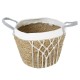 GloboStar® Artificial Garden SARDINIA 20335 ΣΕΤ 3 Διακοσμητικά Πλεκτά Καλάθια - Κασπώ Γλάστρες - Flower Pots Μπεζ με Μακραμέ A:Φ25cm x Υ20cm B:Φ30cm x Υ27cm C:Φ35cm x Υ30cm GloboStar® Artificial Garden SARDINIA 20335 ΣΕΤ 3 Διακοσμητικά Πλεκτά Καλάθια - Κασπώ Γλάστρες - Flower Pots Μπεζ με Μακραμέ A:Φ25cm x Υ20cm B:Φ30cm x Υ27cm C:Φ35cm x Υ30cm