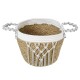GloboStar® Artificial Garden SARDINIA 20335 ΣΕΤ 3 Διακοσμητικά Πλεκτά Καλάθια - Κασπώ Γλάστρες - Flower Pots Μπεζ με Μακραμέ A:Φ25cm x Υ20cm B:Φ30cm x Υ27cm C:Φ35cm x Υ30cm GloboStar® Artificial Garden SARDINIA 20335 ΣΕΤ 3 Διακοσμητικά Πλεκτά Καλάθια - Κασπώ Γλάστρες - Flower Pots Μπεζ με Μακραμέ A:Φ25cm x Υ20cm B:Φ30cm x Υ27cm C:Φ35cm x Υ30cm