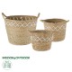 GloboStar® Artificial Garden ZAKYNTHOS 20336 ΣΕΤ 3 Διακοσμητικά Πλεκτά Καλάθια - Κασπώ Γλάστρες - Flower Pots Μπεζ με Μακραμέ A:Φ24cm x Υ20cm B:Φ28cm x Υ24cm C:Φ32cm x Υ28cm GloboStar® Artificial Garden ZAKYNTHOS 20336 ΣΕΤ 3 Διακοσμητικά Πλεκτά Καλάθια - Κασπώ Γλάστρες - Flower Pots Μπεζ με Μακραμέ A:Φ24cm x Υ20cm B:Φ28cm x Υ24cm C:Φ32cm x Υ28cm