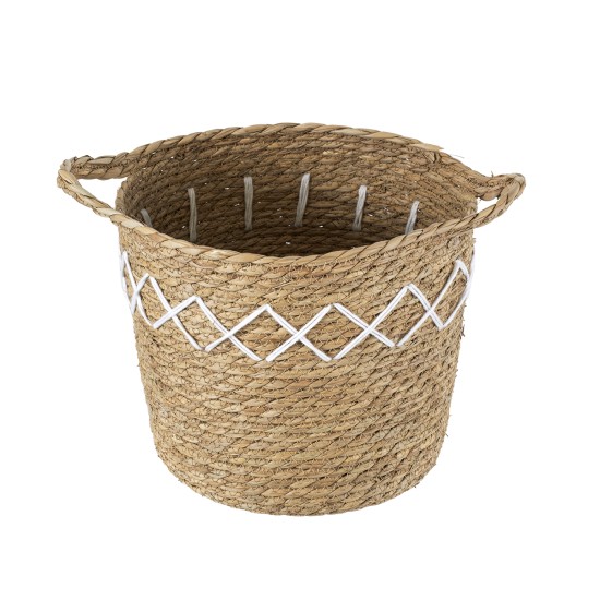 GloboStar® Artificial Garden ZAKYNTHOS 20336 ΣΕΤ 3 Διακοσμητικά Πλεκτά Καλάθια - Κασπώ Γλάστρες - Flower Pots Μπεζ με Μακραμέ A:Φ24cm x Υ20cm B:Φ28cm x Υ24cm C:Φ32cm x Υ28cm GloboStar® Artificial Garden ZAKYNTHOS 20336 ΣΕΤ 3 Διακοσμητικά Πλεκτά Καλάθια - Κασπώ Γλάστρες - Flower Pots Μπεζ με Μακραμέ A:Φ24cm x Υ20cm B:Φ28cm x Υ24cm C:Φ32cm x Υ28cm