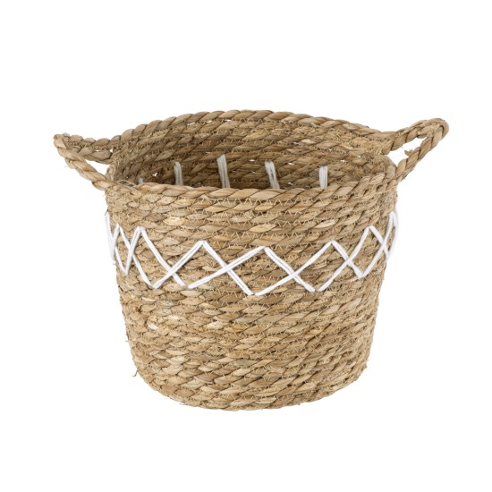 GloboStar® Artificial Garden ZAKYNTHOS 20336 ΣΕΤ 3 Διακοσμητικά Πλεκτά Καλάθια - Κασπώ Γλάστρες - Flower Pots Μπεζ με Μακραμέ A:Φ24cm x Υ20cm B:Φ28cm x Υ24cm C:Φ32cm x Υ28cm GloboStar® Artificial Garden ZAKYNTHOS 20336 ΣΕΤ 3 Διακοσμητικά Πλεκτά Καλάθια - Κασπώ Γλάστρες - Flower Pots Μπεζ με Μακραμέ A:Φ24cm x Υ20cm B:Φ28cm x Υ24cm C:Φ32cm x Υ28cm