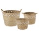 GloboStar® Artificial Garden ZAKYNTHOS 20336 ΣΕΤ 3 Διακοσμητικά Πλεκτά Καλάθια - Κασπώ Γλάστρες - Flower Pots Μπεζ με Μακραμέ A:Φ24cm x Υ20cm B:Φ28cm x Υ24cm C:Φ32cm x Υ28cm GloboStar® Artificial Garden ZAKYNTHOS 20336 ΣΕΤ 3 Διακοσμητικά Πλεκτά Καλάθια - Κασπώ Γλάστρες - Flower Pots Μπεζ με Μακραμέ A:Φ24cm x Υ20cm B:Φ28cm x Υ24cm C:Φ32cm x Υ28cm