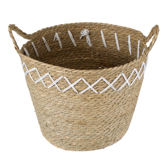 GloboStar® Artificial Garden ZAKYNTHOS 20336 ΣΕΤ 3 Διακοσμητικά Πλεκτά Καλάθια - Κασπώ Γλάστρες - Flower Pots Μπεζ με Μακραμέ A:Φ24cm x Υ20cm B:Φ28cm x Υ24cm C:Φ32cm x Υ28cm GloboStar® Artificial Garden ZAKYNTHOS 20336 ΣΕΤ 3 Διακοσμητικά Πλεκτά Καλάθια - Κασπώ Γλάστρες - Flower Pots Μπεζ με Μακραμέ A:Φ24cm x Υ20cm B:Φ28cm x Υ24cm C:Φ32cm x Υ28cm