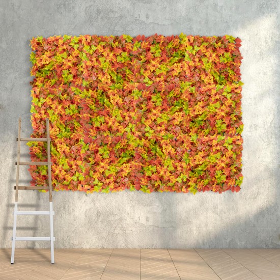 GloboStar® Artificial Garden AUTUMN MAPLE 20349 Τεχνητό Διακοσμητικό Πάνελ Φυλλωσιάς - Κάθετος Κήπος σύνθεση Φθινοπωρινός Σφένδαμος Μ50 x Π50 x Υ10cm GloboStar® Artificial Garden AUTUMN MAPLE 20349 Τεχνητό Διακοσμητικό Πάνελ Φυλλωσιάς - Κάθετος Κήπος σύνθεση Φθινοπωρινός Σφένδαμος Μ50 x Π50 x Υ10cm