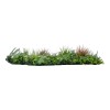 GloboStar® Artificial Garden JUNGLE FERN 20351 Τεχνητό Διακοσμητικό Πάνελ Φυλλωσιάς - Κάθετος Κήπος σύνθεση Ζούγκλα Φτέρης Μ100 x Π100 x Υ20cm