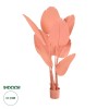 GloboStar® Artificial Garden SALMON STRELITZIA 20366 Τεχνητό Διακοσμητικό Φυτό Σομόν Στερλίτσια Υ120cm
