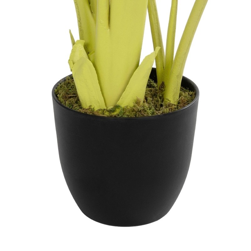 GloboStar® Artificial Garden YELLOW STRELITZIA 20367 Τεχνητό Διακοσμητικό Φυτό Κίτρινη Στερλίτσια Υ120cm