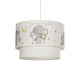 GloboStar® ELEPHANT 204-0002 Παιδικό Κρεμαστό Φωτιστικό Φιγούρα Μονόφωτο 1 x E27 IP20 Λευκό Ύφασμα - Μ30 x Π30 x Υ70cm GloboStar® ELEPHANT 204-0002 Παιδικό Κρεμαστό Φωτιστικό Φιγούρα Μονόφωτο 1 x E27 IP20 Λευκό Ύφασμα - Μ30 x Π30 x Υ70cm