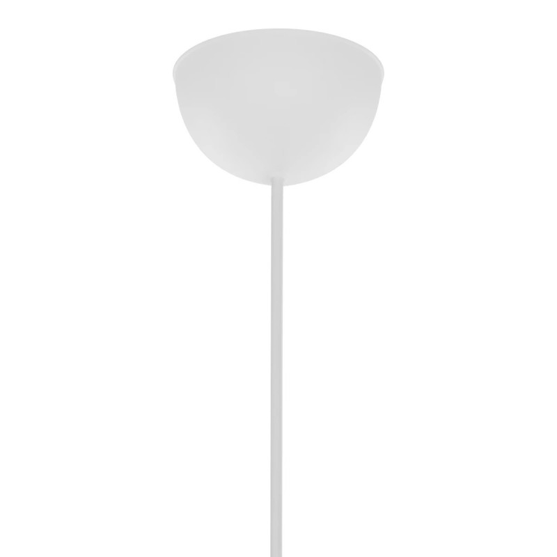 GloboStar® MOON 204-0011 Παιδικό Κρεμαστό Φωτιστικό Φιγούρα Μονόφωτο 1 x E27 IP20 Λευκό Ύφασμα - Μ30 x Π30 x Υ70cm