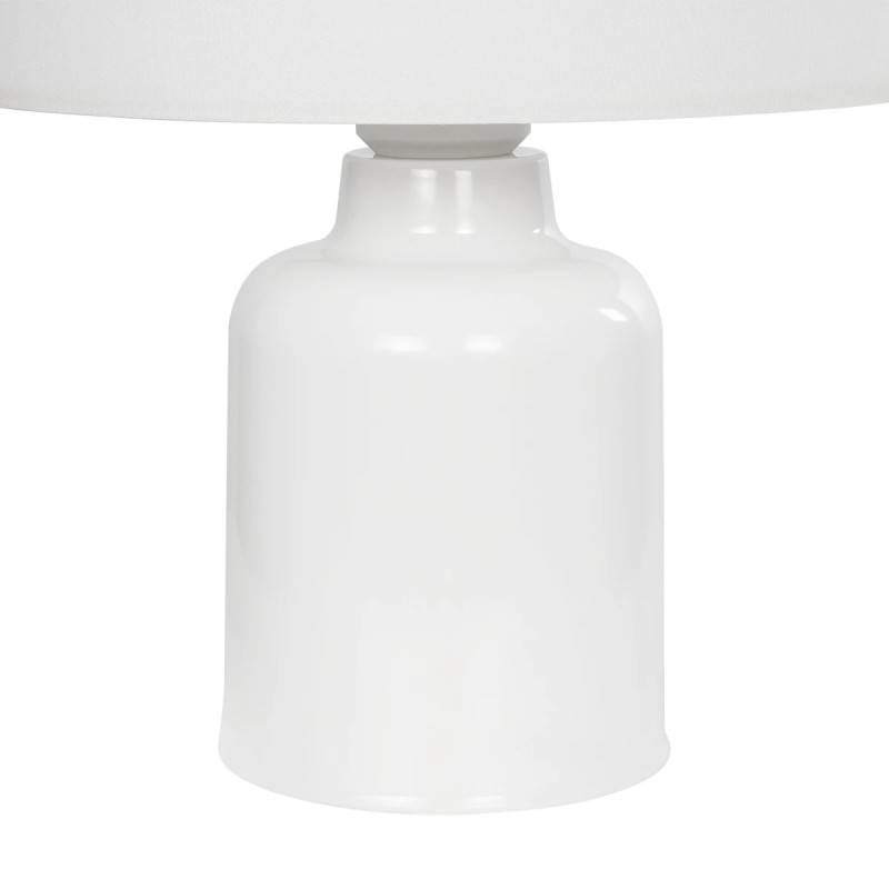 GloboStar® DINO 204-0028 Παιδικό Eπιτραπέζιο Φωτιστικό Φιγούρα Μονόφωτο 1 x E27 IP20 Λευκό Ύφασμα - Μ24 x Π24 x Υ32cm