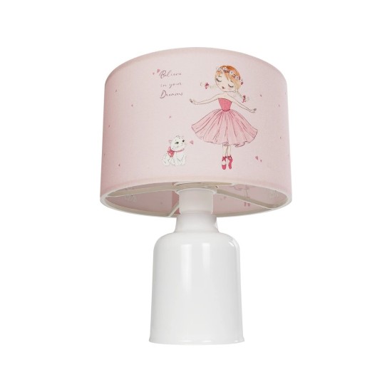 GloboStar® BALLERINA 204-0029 Παιδικό Eπιτραπέζιο Φωτιστικό Πορτατίφ Μονόφωτο 1 x E27 IP20 Πολύχρωμο Ύφασμα με Λευκό Πλαστικό - Μ24 x Π24 x Υ32cm GloboStar® BALLERINA 204-0029 Παιδικό Eπιτραπέζιο Φωτιστικό Πορτατίφ Μονόφωτο 1 x E27 IP20 Πολύχρωμο Ύφασμα με Λευκό Πλαστικό - Μ24 x Π24 x Υ32cm
