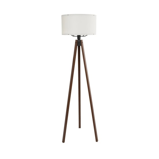 GloboStar® SAGA 204-0031 Μοντέρνο Eπιδαπέδιο Φωτιστικό Μονόφωτο 1 x E27 IP20 Καρυδί Ξύλο με Μπεζ Ύφασμα - Μ38 x Π38 x Υ140cm GloboStar® SAGA 204-0031 Μοντέρνο Eπιδαπέδιο Φωτιστικό Μονόφωτο 1 x E27 IP20 Καρυδί Ξύλο με Μπεζ Ύφασμα - Μ38 x Π38 x Υ140cm