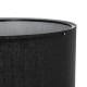 GloboStar® SAGA 204-0041 Μοντέρνο Eπιδαπέδιο Φωτιστικό Μονόφωτο 1 x E27 IP20 Μπεζ Ξύλο με Μαύρο Ύφασμα - Μ38 x Π38 x Υ140cm