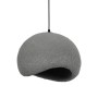 GLOBOSTAR® STONE 204-0122 Μοντέρνο Κρεμαστό Φωτιστικό Οροφής με Ντουί 1 x E27 AC 220-240V IP20 - Γκρι - Μ35 x Π31 x Υ26cm