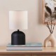 GloboStar® LOREN 204-0138 Μοντέρνο Eπιτραπέζιο Φωτιστικό Μονόφωτο 1 x E27 IP20 Μαύρο Μέταλλο με Μπεζ Ύφασμα - Μ15 x Π15 x Υ31cm GloboStar® LOREN 204-0138 Μοντέρνο Eπιτραπέζιο Φωτιστικό Μονόφωτο 1 x E27 IP20 Μαύρο Μέταλλο με Μπεζ Ύφασμα - Μ15 x Π15 x Υ31cm