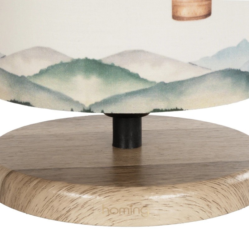 GloboStar® BALLON 204-0145 Παιδικό Eπιτραπέζιο Φωτιστικό Φιγούρα Μονόφωτο 1 x E27 IP20 Πολύχρωμο Ύφασμα - Μ15 x Π15 x Υ30cm