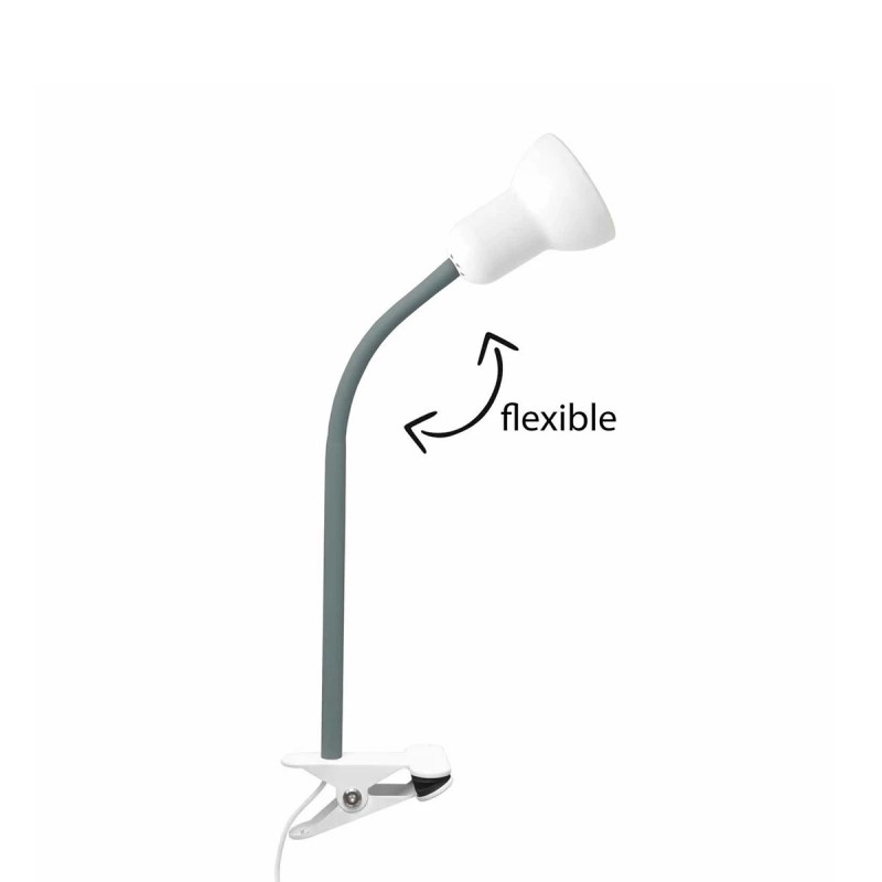 GloboStar® TAVOLO 204-0152 Παιδικό Eπιτραπέζιο Φωτιστικό Μονόφωτο 1 x E27 IP20 Πράσινο & Λευκό Πλαστικό - Μ11 x Π9 x Υ35cm