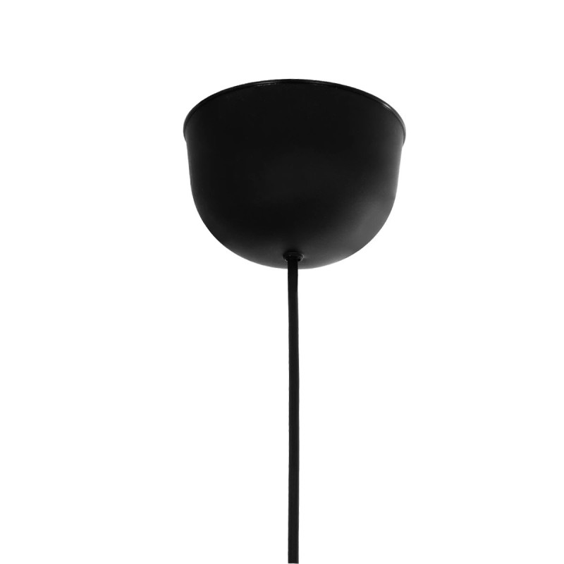 GloboStar® POMEGRANDE 204-0161 Boho Κρεμαστό Φωτιστικό Kαπέλο Μονόφωτο 1 x E27 IP20 Μπεζ Rattan - Μ29 x Π29 x Υ15cm