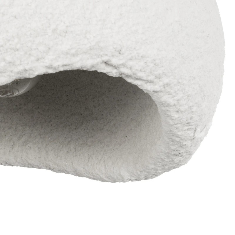 GloboStar® STONE 204-0176 Μοντέρνο Κρεμαστό Φωτιστικό Καμπάνα Μονόφωτο 1 x E27 IP20 Λευκή Πολυστερίνη με Λευκή Ρητίνη - Μ31.5 x Π35 x Υ26cm