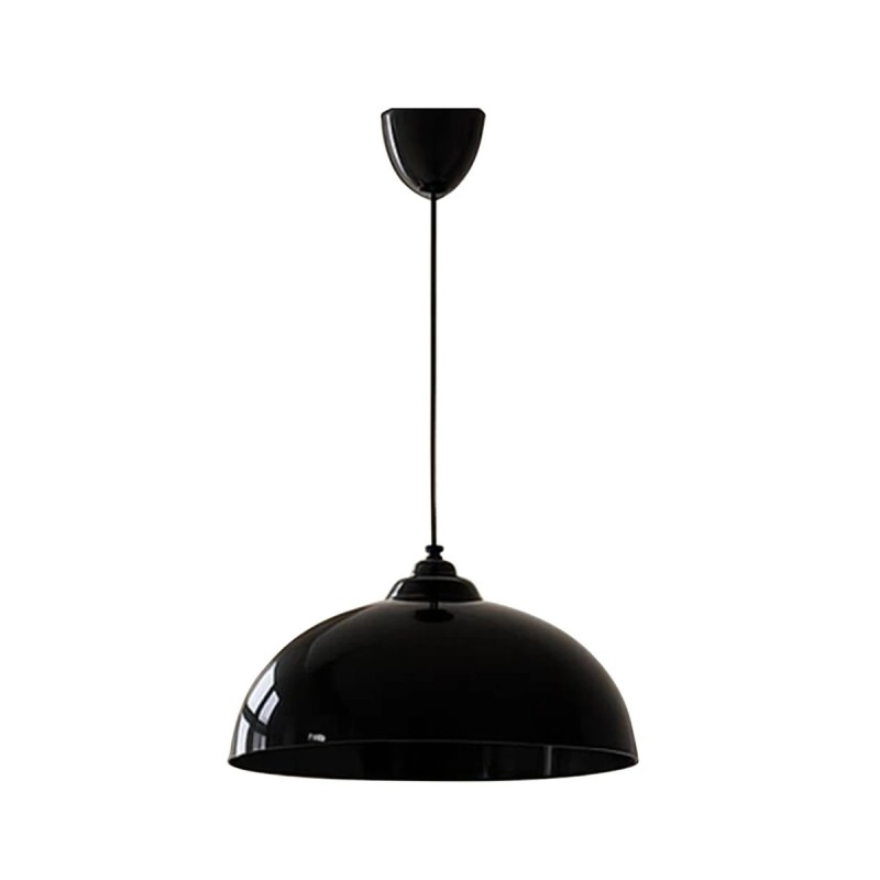 GLOBOSTAR® LAPMADA 204-0179 Μοντέρνο Κρεμαστό Φωτιστικό Οροφής Μονόφωτο 1 x E27 AC 220-240V IP20 Μπεζ - Μ30 x Π30 x Υ25cm