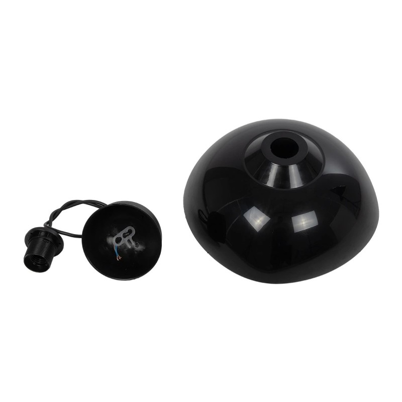 GLOBOSTAR® LAPMADA 204-0179 Μοντέρνο Κρεμαστό Φωτιστικό Οροφής Μονόφωτο 1 x E27 AC 220-240V IP20 Μπεζ - Μ30 x Π30 x Υ15cm