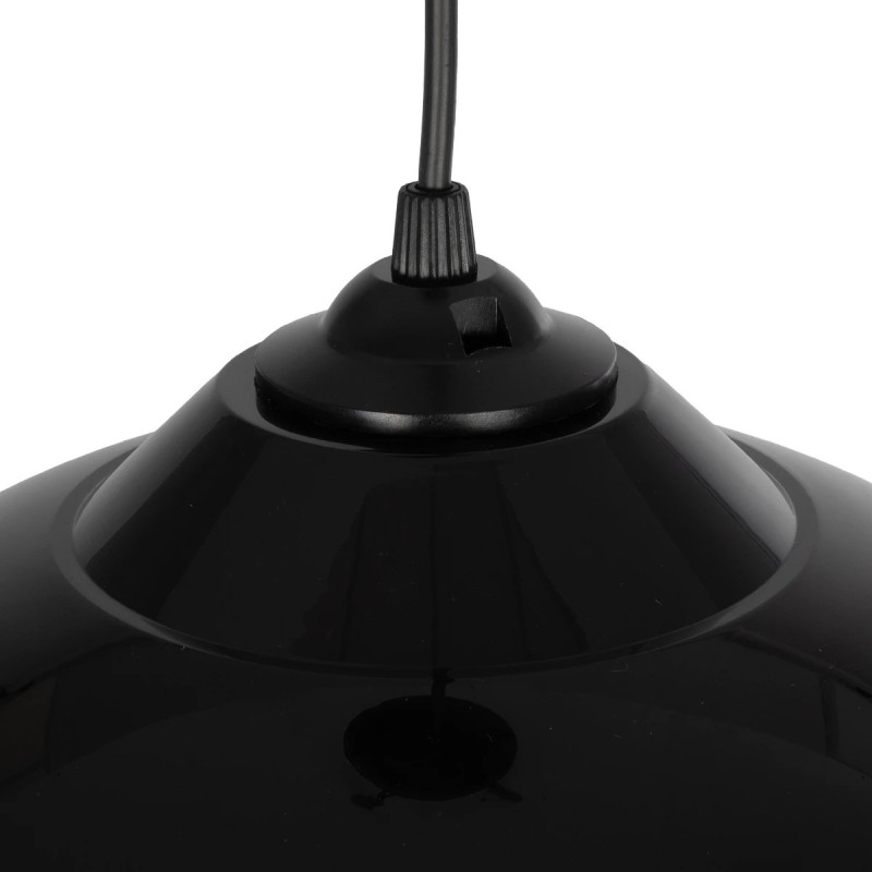 GLOBOSTAR® LAPMADA 204-0179 Μοντέρνο Κρεμαστό Φωτιστικό Οροφής Μονόφωτο 1 x E27 AC 220-240V IP20 Μπεζ - Μ30 x Π30 x Υ15cm