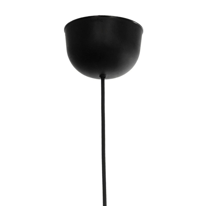 GLOBOSTAR® LAPMADA 204-0179 Μοντέρνο Κρεμαστό Φωτιστικό Οροφής Μονόφωτο 1 x E27 AC 220-240V IP20 Μπεζ - Μ30 x Π30 x Υ15cm