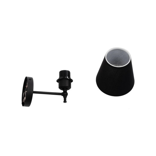 GloboStar® ELEGANTE 204-0185 Μοντέρνο Φωτιστικό Τοίχου Απλίκα Μονόφωτο 1 x E27 AC 220-240V IP20 Μαύρο - Μ14 x Π14 x Υ26cm GloboStar® ELEGANTE 204-0185 Μοντέρνο Φωτιστικό Τοίχου Απλίκα Μονόφωτο 1 x E27 AC 220-240V IP20 Μαύρο - Μ14 x Π14 x Υ26cm