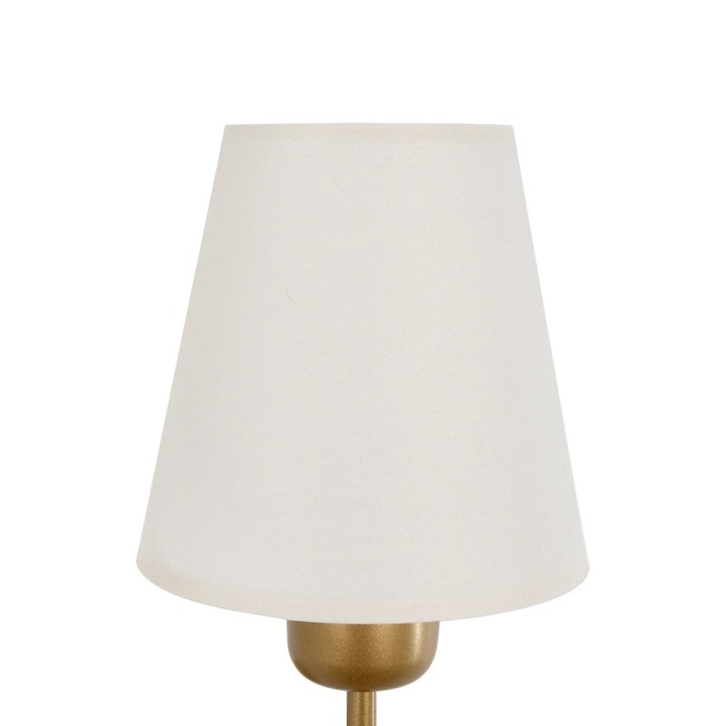 GloboStar® LING 204-0189 Μοντέρνο Φωτιστικό Τοίχου Απλίκα Μονόφωτο 1 x E27 AC 220-240V IP20 Μπεζ & Μαύρο - Μ13 x Π13 x Υ50cm